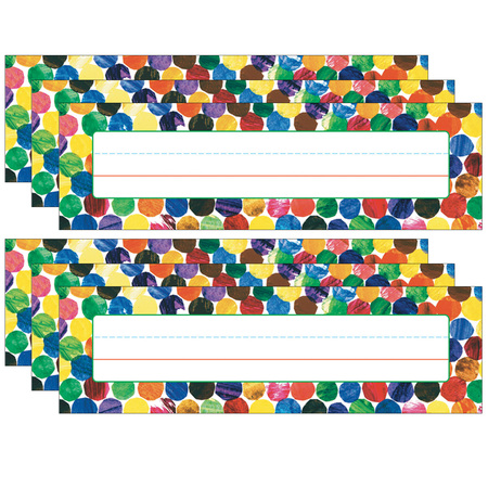 CARSON DELLOSA Eric Carle Dots Desk Nameplates, PK216 122026